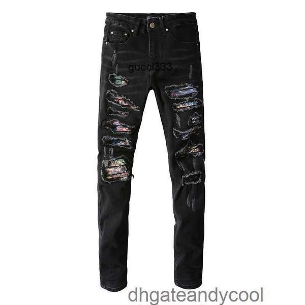 cashew fashion old amirly man high street denim brand black washed jeans big hole color designer pants flower slim skinny jeans male ttwh, Blue
cashew fashion old amirly man high street denim brand black washed jeans big hole color designer pants flower slim skinny jeans male ttwh, Blue