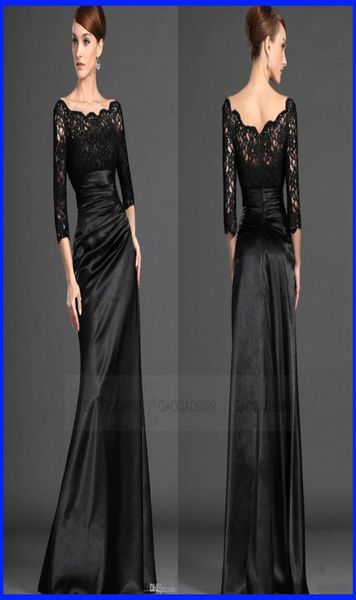 long sleeve black lace sheer neck formal occasion evening dresses plus size ruffles mother of the bride party gowns custom8787130, Black;red
long sleeve black lace sheer neck formal occasion evening dresses plus size ruffles mother of the bride party gowns custom8787130, Black;red
