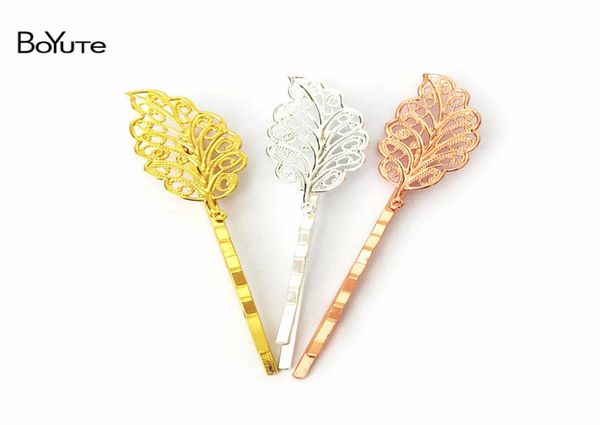 boyute pieces 1734mm filigree feather hair clip 6 colors plated fashion women barrette hair jewelry5827221, Golden;silver
boyute pieces 1734mm filigree feather hair clip 6 colors plated fashion women barrette hair jewelry5827221, Golden;silver