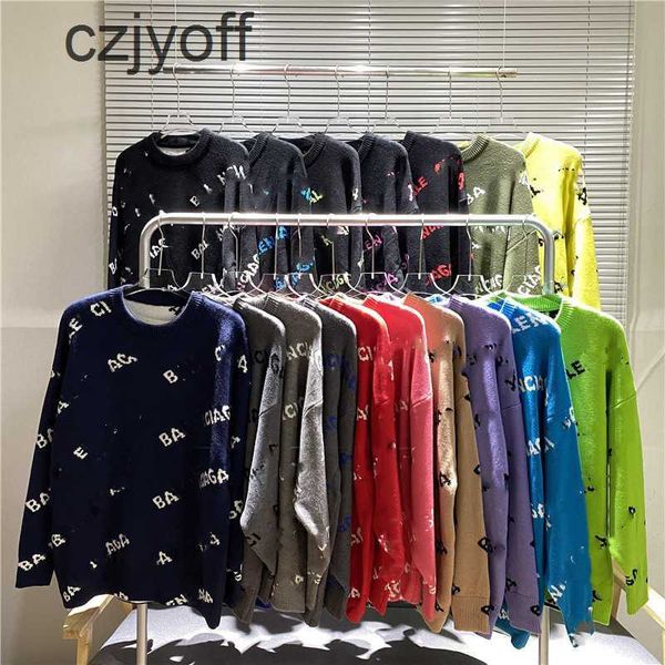 men's sweaters designer mens sweaters women long sleeve hoodies senior classic leisure multicolor autumn winter sweater crewneck maglio, White;black
men's sweaters designer mens sweaters women long sleeve hoodies senior classic leisure multicolor autumn winter sweater crewneck maglio, White;black