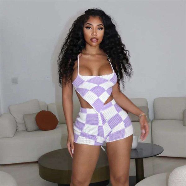 summer women s clothing pants cutout knitted halterneck vest high waist slimming sheath shorts suit, White
summer women s clothing pants cutout knitted halterneck vest high waist slimming sheath shorts suit, White
