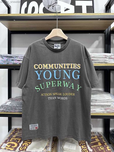 2023 summer patchwork english letter t-shirt men women vintage t shirt tee men clothing, White;black
2023 summer patchwork english letter t-shirt men women vintage t shirt tee men clothing, White;black