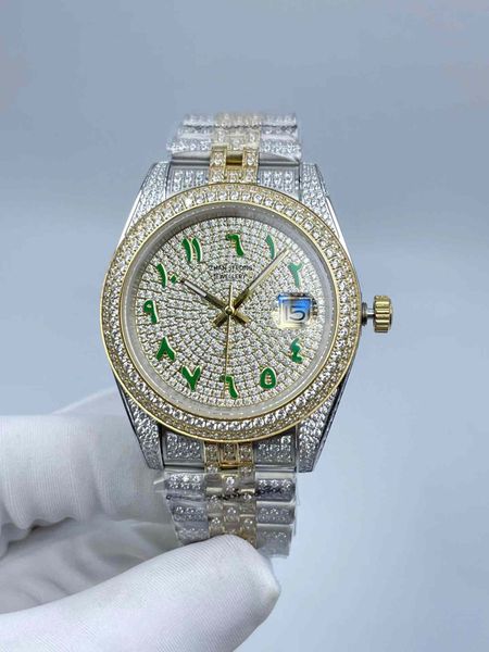 fashion automatic mechanical mens watches full diamond iced out classic designer stainless steel strap sports sports men wristwatch montres, Slivery;golden
fashion automatic mechanical mens watches full diamond iced out classic designer stainless steel strap sports sports men wristwatch montres, Slivery;golden