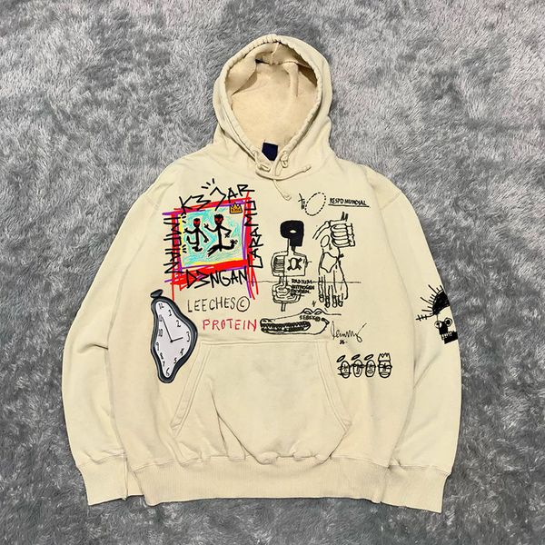 men's hoodies sweatshirts 2023 studio cartoon graffiti american retro college style heavy hooded sweater men and women couple wear hip, Black
men's hoodies sweatshirts 2023 studio cartoon graffiti american retro college style heavy hooded sweater men and women couple wear hip, Black