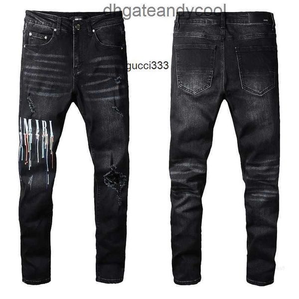 elastic black amirly new denim embroidery jeans brand designer men's pants broken man patch fall slim trendy leings 6sbd, Blue
elastic black amirly new denim embroidery jeans brand designer men's pants broken man patch fall slim trendy leings 6sbd, Blue