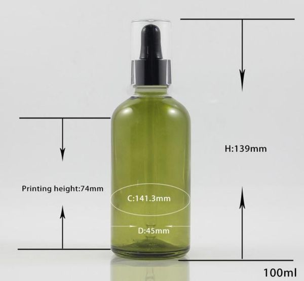 large capacity of 100ml whole glass essential oil dropper bottle in olive green color black dropper collar and clear outer ca2076664
large capacity of 100ml whole glass essential oil dropper bottle in olive green color black dropper collar and clear outer ca2076664