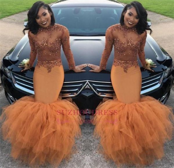 2k18 african long sleeve prom dresses tiered skirts high neck see through lace applique beaded plus size evening gowns ba80842250974, Black
2k18 african long sleeve prom dresses tiered skirts high neck see through lace applique beaded plus size evening gowns ba80842250974, Black