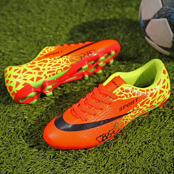 athletic outdoor football boots men soccer shoes society non-slip training boys soccer sneakers kids chuteira campo sports futsal football s, Black
athletic outdoor football boots men soccer shoes society non-slip training boys soccer sneakers kids chuteira campo sports futsal football s, Black