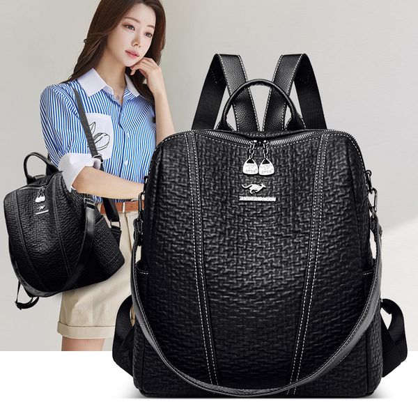 school bags waterproof sheepskin women backpack female travel bag backpacks schoolbag for teenage girls solid color bookbag mochila 230721
school bags waterproof sheepskin women backpack female travel bag backpacks schoolbag for teenage girls solid color bookbag mochila 230721