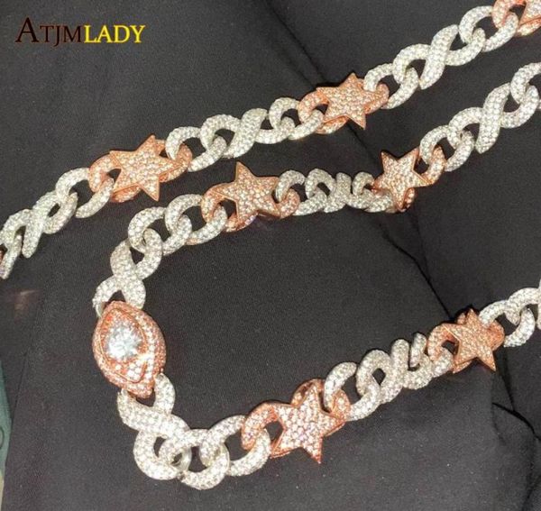 two tone color star eye pendant with 16mm infinity cuban chain iced out bling 5a cz hiphop necklaces men male fashion jewelry chok8958654, Golden;silver
two tone color star eye pendant with 16mm infinity cuban chain iced out bling 5a cz hiphop necklaces men male fashion jewelry chok8958654, Golden;silver