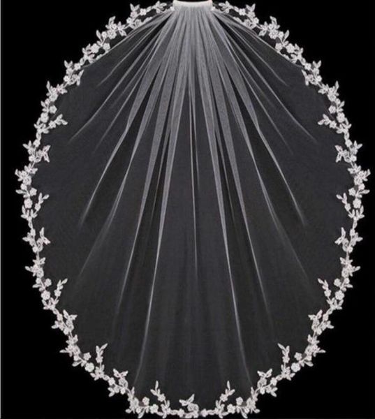 new arrival one layer fingertip wedding veils applique edge soft tulle bridal veil for bride with comb6253439, Black
new arrival one layer fingertip wedding veils applique edge soft tulle bridal veil for bride with comb6253439, Black