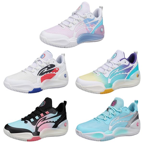 2023 multi color basketball shoes men women white purple black yellow pink blue trainers outdoor sports color 5
2023 multi color basketball shoes men women white purple black yellow pink blue trainers outdoor sports color 5