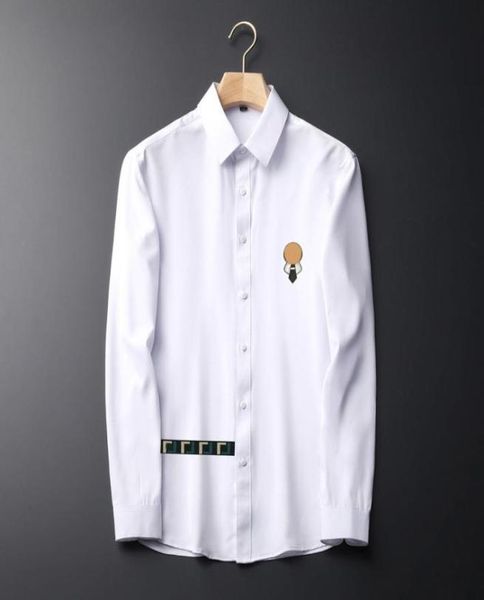 2021 luxury designer men039s shirts fashion casual business social and cocktail shirt brand spring autumn slimming the most fas2831165, White;black
2021 luxury designer men039s shirts fashion casual business social and cocktail shirt brand spring autumn slimming the most fas2831165, White;black