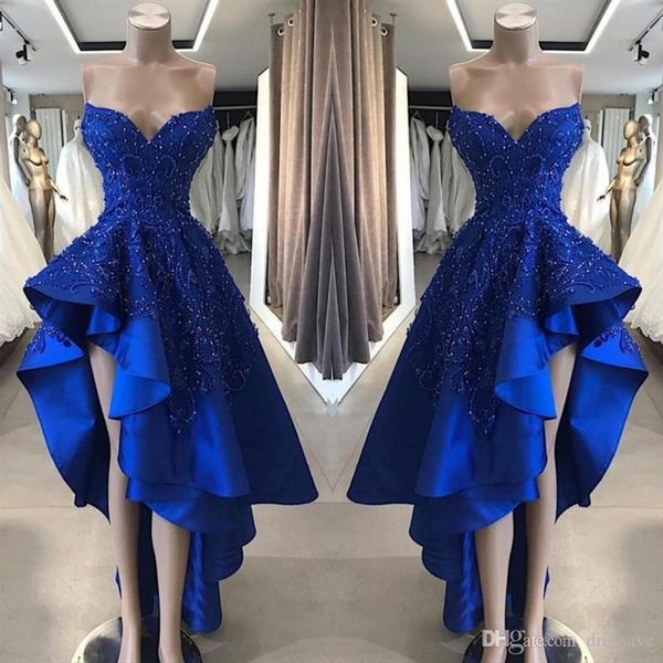 royal blue high low prom cocktail dresses real image a line beaded appliques sweetheart asymmetrical long homcoming gowns279w, Black
royal blue high low prom cocktail dresses real image a line beaded appliques sweetheart asymmetrical long homcoming gowns279w, Black