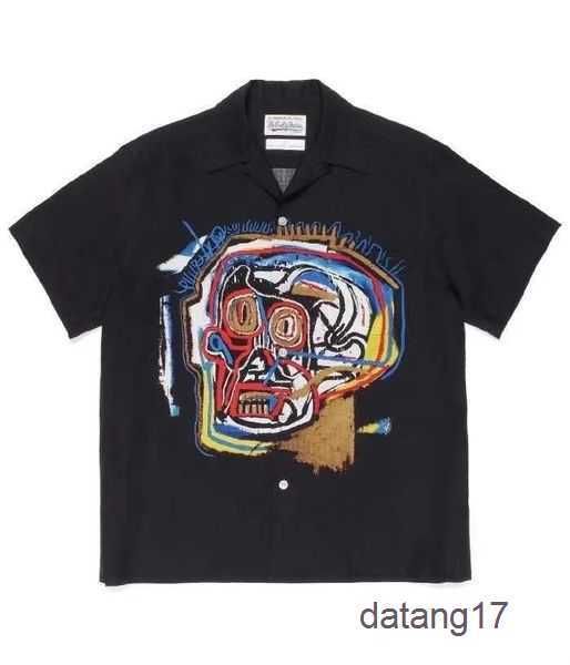 2023 men's graffiti oversized casual short sleeve movie collection spotted pattern wacko maria hawaiian women silk shirt beach tees clo, White;black
2023 men's graffiti oversized casual short sleeve movie collection spotted pattern wacko maria hawaiian women silk shirt beach tees clo, White;black