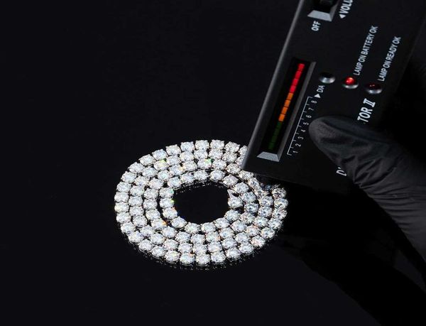 moissanite jewelry 35mm 925 sterling silver vvs moissanite tennis chain necklace5638369