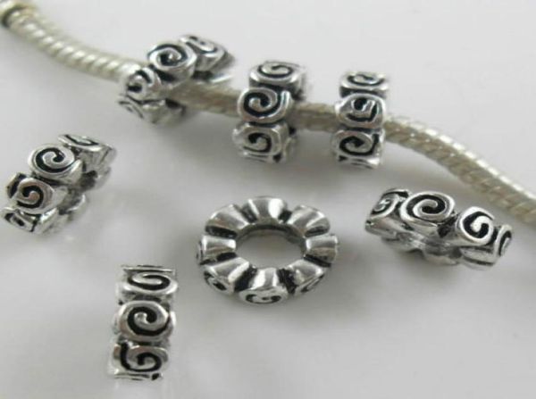 100pcs tibetan silver big hole spacers beads for jewelry making bracelet 10x4mm5389853, Black
100pcs tibetan silver big hole spacers beads for jewelry making bracelet 10x4mm5389853, Black
