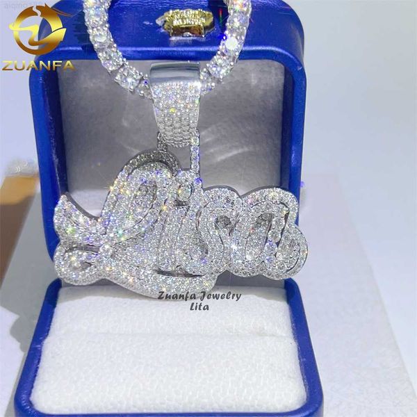 iced out jewelry 925 sterling silver hip hop pendant necklace custom vvs moissanite letter pendant
iced out jewelry 925 sterling silver hip hop pendant necklace custom vvs moissanite letter pendant
