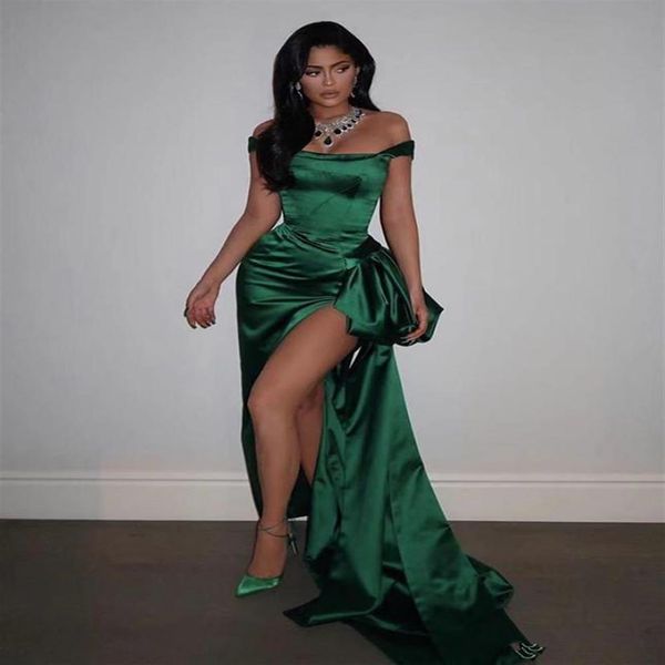 simple emerald green mermaid prom dresses 2021 side silt off shoulder peplum special occasion dress satin pageant party gowns240m, Black
simple emerald green mermaid prom dresses 2021 side silt off shoulder peplum special occasion dress satin pageant party gowns240m, Black