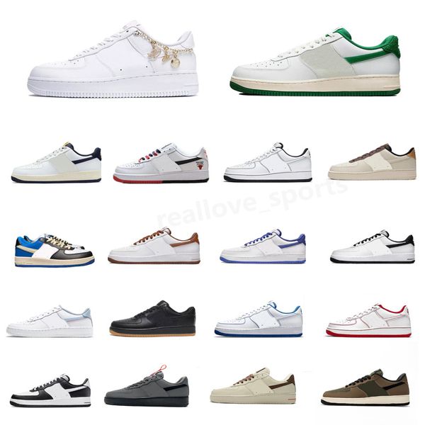 Image of Casual shoes men women shadow air&#039;&#039;force 1 running shoes classic utility triple white black neon red chaussures mens trainers outdoor sport sneakers af1s TA1