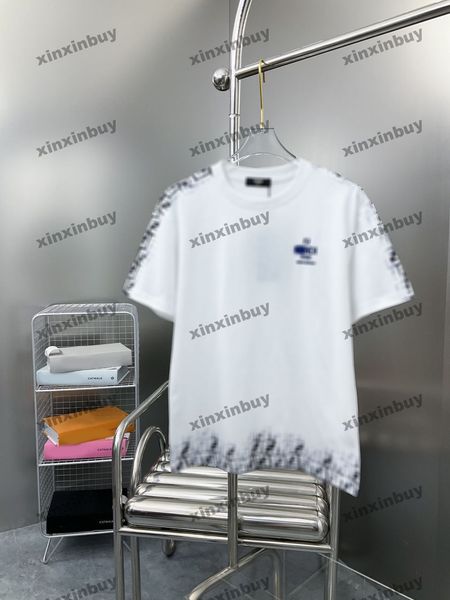 xinxinbuy men designer tee t shirt 23ss paris roma double letter print shoulder short sleeve cotton women white black m-xl, Black;brown
xinxinbuy men designer tee t shirt 23ss paris roma double letter print shoulder short sleeve cotton women white black m-xl, Black;brown