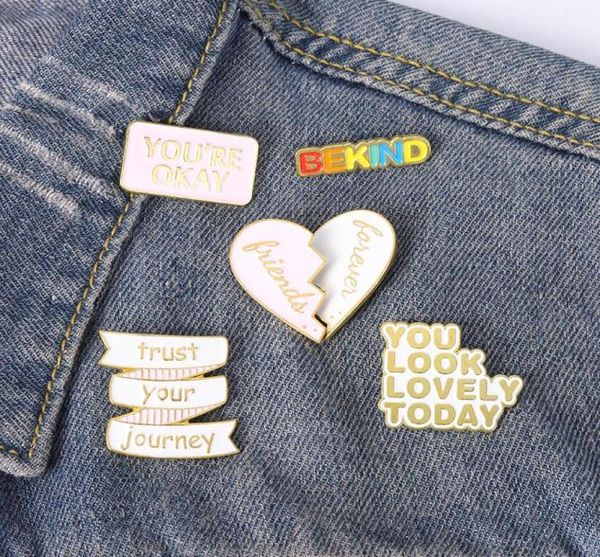 letter bekind i am ok enamel brooches pin for women fashion dress coat shirt demin metal funny brooch pins badges promotion gift 25131717, Gray
letter bekind i am ok enamel brooches pin for women fashion dress coat shirt demin metal funny brooch pins badges promotion gift 25131717, Gray