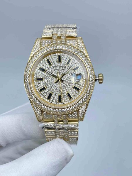 mens watches diamond iced out automatic mechanical men wristwatch fully stainless steel strap fashion designer sports waterproof man wristwa, Slivery;brown
mens watches diamond iced out automatic mechanical men wristwatch fully stainless steel strap fashion designer sports waterproof man wristwa, Slivery;brown
