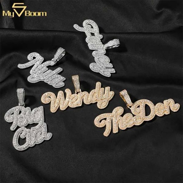 hip hop design 18k gold plated cursive cuban link necklace chain cz rapper letter custom name necklace pendant jewelry for men, Silver
hip hop design 18k gold plated cursive cuban link necklace chain cz rapper letter custom name necklace pendant jewelry for men, Silver