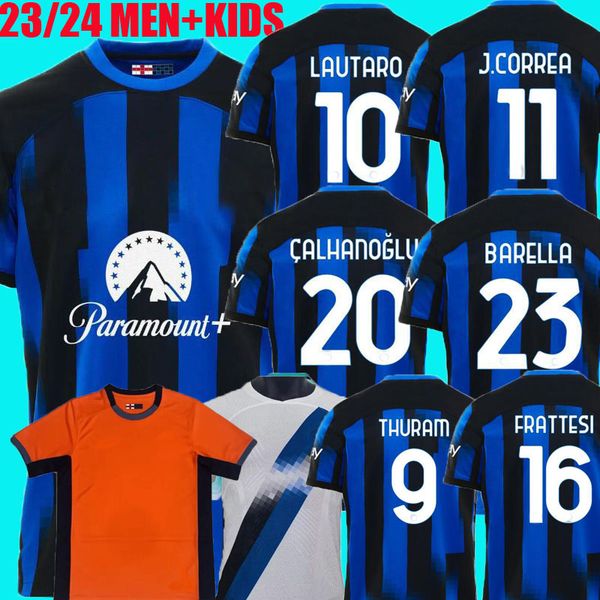 23 24 lautaro thuram barella soccer jerseys kid kit maillot de frattesi final 2023 maglie football shirt child training special inters milan, Black;yellow
23 24 lautaro thuram barella soccer jerseys kid kit maillot de frattesi final 2023 maglie football shirt child training special inters milan, Black;yellow