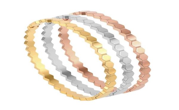 bangle fashion trend honeycomb hexagon geometric simple tricolor bracelet women039s titanium steel jewelry8352452, Black
bangle fashion trend honeycomb hexagon geometric simple tricolor bracelet women039s titanium steel jewelry8352452, Black