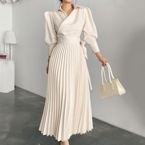 casual dresses long sleeve high waist spring luxury autumn woman pleated dress female a-line party elegant vintage maxi for women mgrmo, Black;gray
casual dresses long sleeve high waist spring luxury autumn woman pleated dress female a-line party elegant vintage maxi for women mgrmo, Black;gray