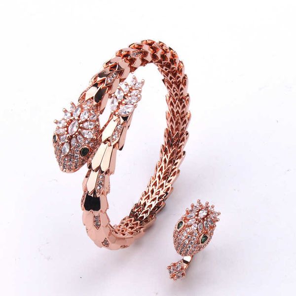 fashion accessories personalized and elegant snake shaped micro inlaid zircon open elastic bracelet snake head open ring popular handwear se, Silver
fashion accessories personalized and elegant snake shaped micro inlaid zircon open elastic bracelet snake head open ring popular handwear se, Silver