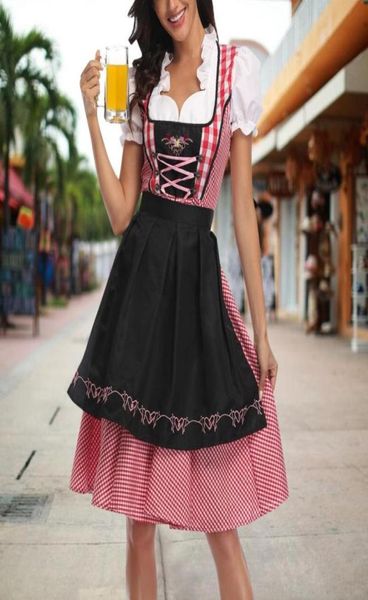 casual dresses traditional bavarian octoberfest german beer wench costume oktoberfest dirndl plaid dress with apron female 21219027, Black;gray
casual dresses traditional bavarian octoberfest german beer wench costume oktoberfest dirndl plaid dress with apron female 21219027, Black;gray