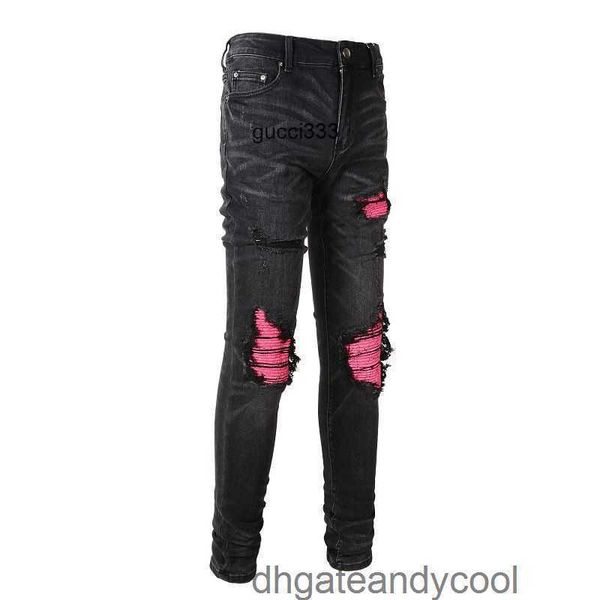 bear amirly denim jeans jeans designer pants man leg 23 season new worn-out raed patch washable black pants personality amr txps, Blue
bear amirly denim jeans jeans designer pants man leg 23 season new worn-out raed patch washable black pants personality amr txps, Blue