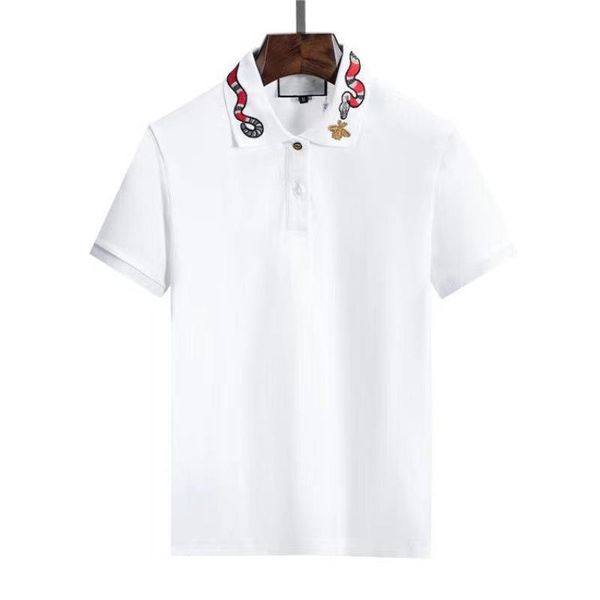 mens t-shirts men polos casual luxury t shirts loose tees medusa snake pattern stand collar polo shirts hvomc, White;black
mens t-shirts men polos casual luxury t shirts loose tees medusa snake pattern stand collar polo shirts hvomc, White;black