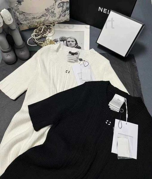 women's knits & tees designer penny edition 23 early spring new knitted short sleeve t-shirt commuter versatile yarn 1qjk, White
women's knits & tees designer penny edition 23 early spring new knitted short sleeve t-shirt commuter versatile yarn 1qjk, White