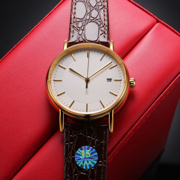 designer men's watch fashion new black leather fully automatic mechanical movement 40mm high-end leisure watch, Slivery;brown
designer men's watch fashion new black leather fully automatic mechanical movement 40mm high-end leisure watch, Slivery;brown