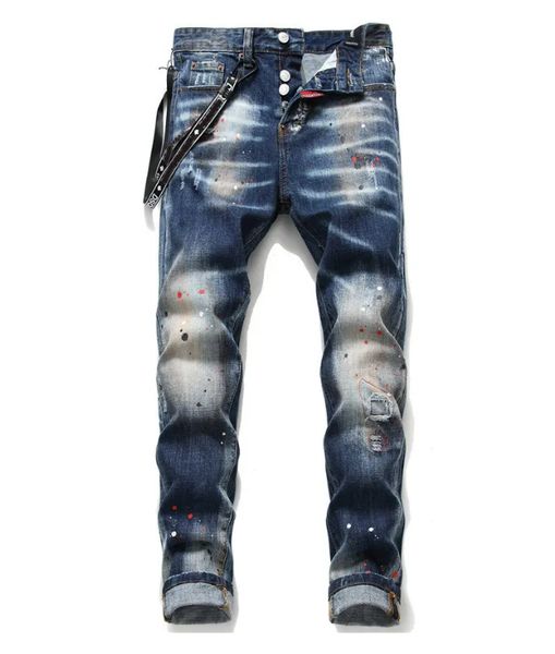 22ss mens designer jeans fashion distressed ripped biker slim fit motorcycle denim for men s fashion jean mans pants pour hommes ln6m, Blue
22ss mens designer jeans fashion distressed ripped biker slim fit motorcycle denim for men s fashion jean mans pants pour hommes ln6m, Blue