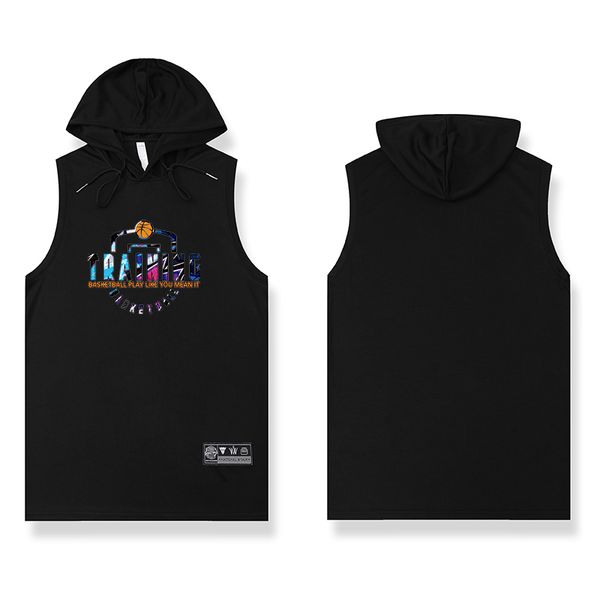 men' tank custom adults basketball hooded vests personalized design 100% polyester basketball tank sportswear running shirt for men 2, White;black
men' tank custom adults basketball hooded vests personalized design 100% polyester basketball tank sportswear running shirt for men 2, White;black