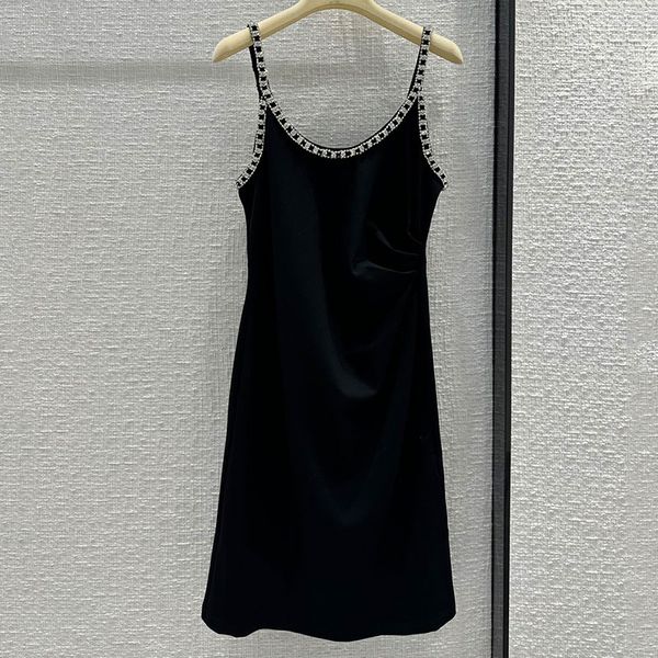french designer dress new women designer clothing elegant side pleated waistband dress with rhinestone neck strap and bra dress, Black;gray
french designer dress new women designer clothing elegant side pleated waistband dress with rhinestone neck strap and bra dress, Black;gray