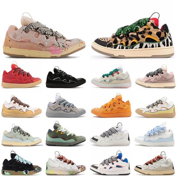 2023 new lanvines designer shoes laceup extraordinary embossed sneakers leather curb white ivory calfskin rubber nappa beige light blue luxu, Black
2023 new lanvines designer shoes laceup extraordinary embossed sneakers leather curb white ivory calfskin rubber nappa beige light blue luxu, Black
