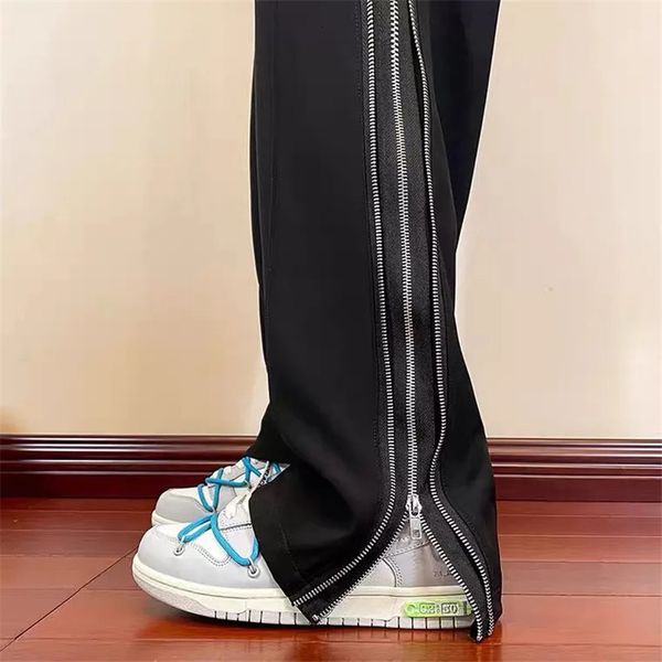 men s pants zipper men clothing streetwear split casual trousers spring autumn harajuku patchwork wide leg pantalon homme joggers 230721, Black
men s pants zipper men clothing streetwear split casual trousers spring autumn harajuku patchwork wide leg pantalon homme joggers 230721, Black