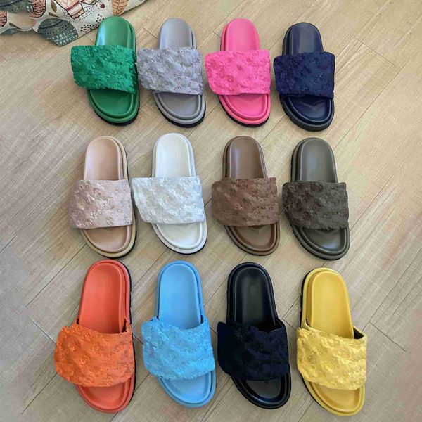 pool pillow designer sandals famous designer slides women shoes flip flop flat mules slipper padded front strap slippers summer fashion slid, Black
pool pillow designer sandals famous designer slides women shoes flip flop flat mules slipper padded front strap slippers summer fashion slid, Black
