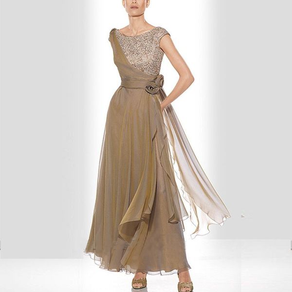 elegant dark brown a line mother's dresses for wedding scoop neck sequin tea length mother of the bride dress with handmade flower, Black;red
elegant dark brown a line mother's dresses for wedding scoop neck sequin tea length mother of the bride dress with handmade flower, Black;red