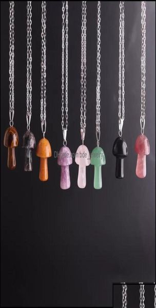 pendant necklaces pendant necklaces stainless steel chain mushroom necklace natural stone crystal quartz healing energy for bdejew8509707, Silver
pendant necklaces pendant necklaces stainless steel chain mushroom necklace natural stone crystal quartz healing energy for bdejew8509707, Silver