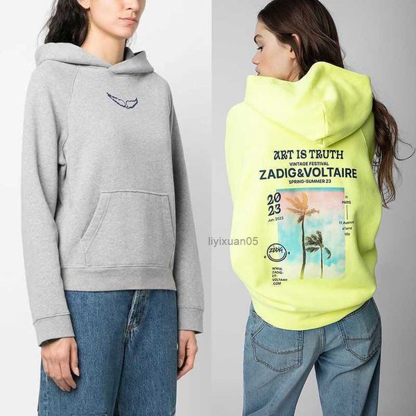 23ss zv small wings hoodie coconut tree white print zadig inner fleece hooded sweater for women fashion sweatshirt ypfw, Black
23ss zv small wings hoodie coconut tree white print zadig inner fleece hooded sweater for women fashion sweatshirt ypfw, Black