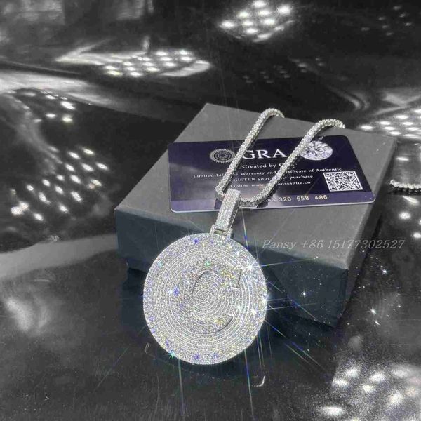 custom name jewelry moissanite bling iced out hip hop tennis chain cuban link chain diamond letter pendant necklace for man, Silver
custom name jewelry moissanite bling iced out hip hop tennis chain cuban link chain diamond letter pendant necklace for man, Silver