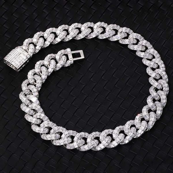 luxury jewelry 21mm wide sterling silver d color vvs clarity emerald cut moissanite baguette diamond cuban link chain
luxury jewelry 21mm wide sterling silver d color vvs clarity emerald cut moissanite baguette diamond cuban link chain