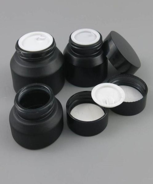 20 x 15g 30g 50g frost black make up glass jar with black lids white seal container cosmetic packaging2388406
20 x 15g 30g 50g frost black make up glass jar with black lids white seal container cosmetic packaging2388406