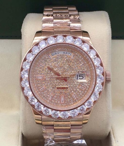 44mm men's automatic mechanical watch mens diamond watches men stainless steel folding buckle sport waterproof fashion wristwatch man w, Slivery;brown
44mm men's automatic mechanical watch mens diamond watches men stainless steel folding buckle sport waterproof fashion wristwatch man w, Slivery;brown